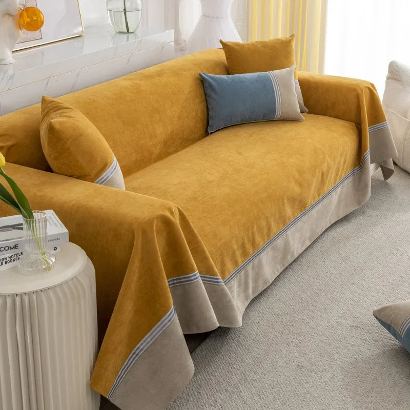 EIFLOY-Patchwork Waterproof Sofa Cover, 2, 3, 4, 5 Seater, Non-slip, Couch Slipcover, Armchair Furniture Protector, for Pets Cat